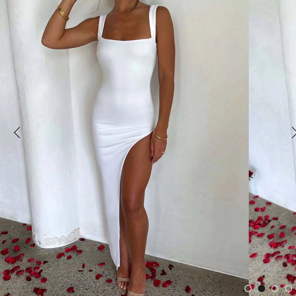 BABYBOO CYANNE MAXI DRESS - WHITE